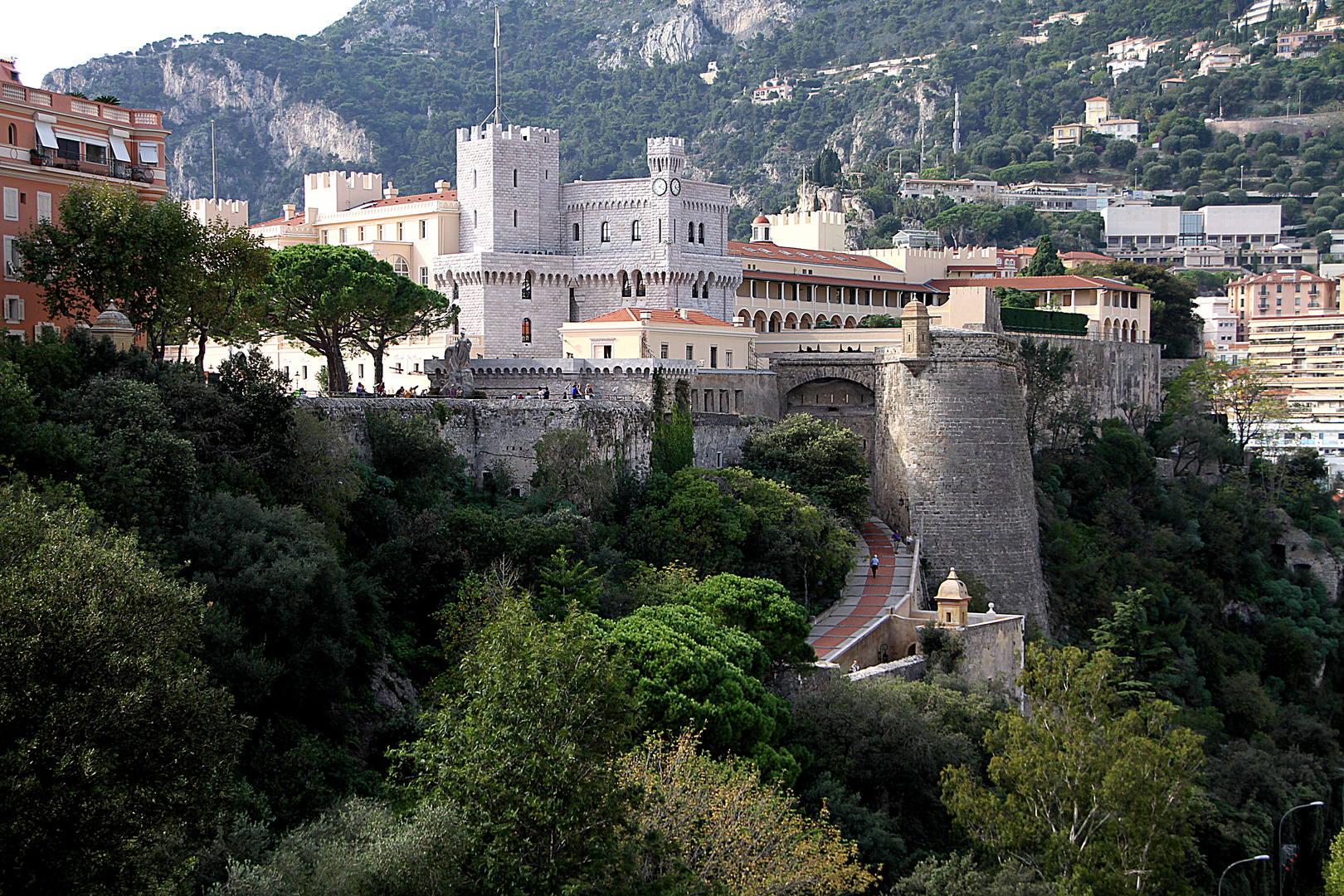 Blick auf das Fürstenschloss Monaco