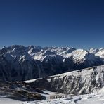 Blick auf das Großglocknermassiv