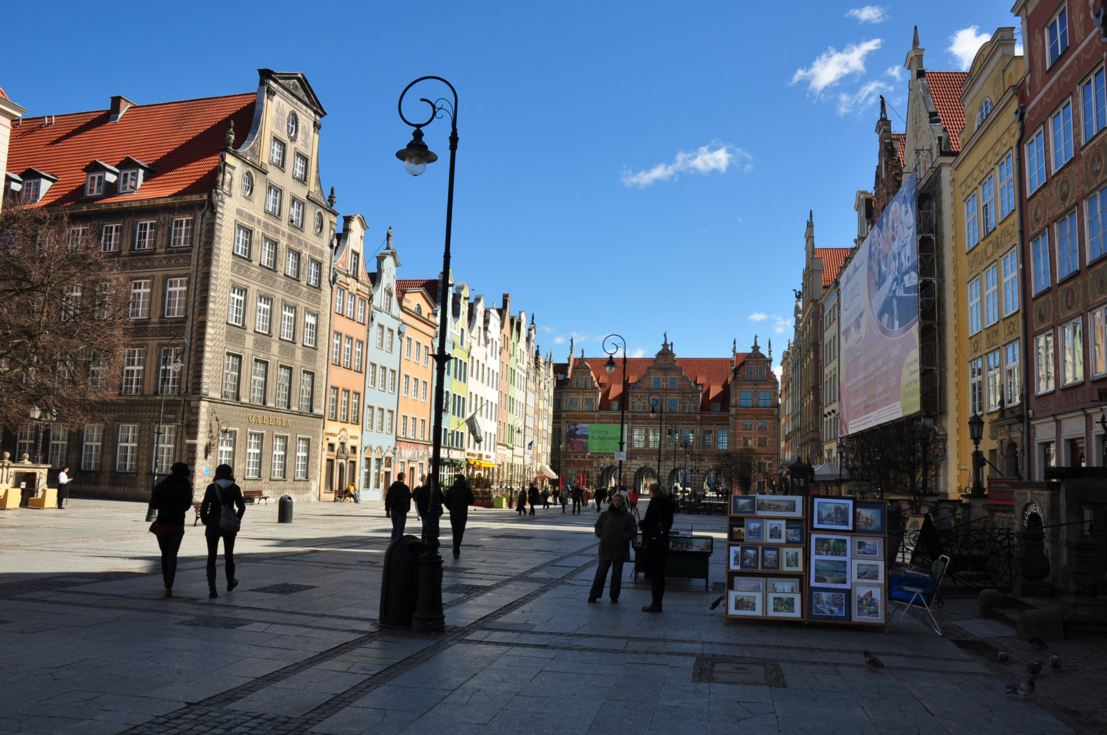 Blick auf das grüne Tor