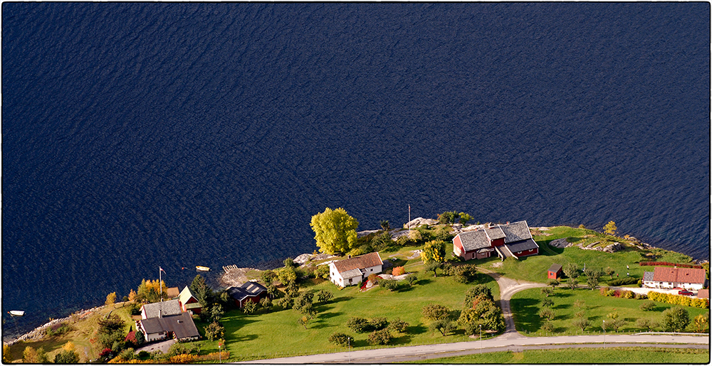 Blick auf das Hardanger Fjord