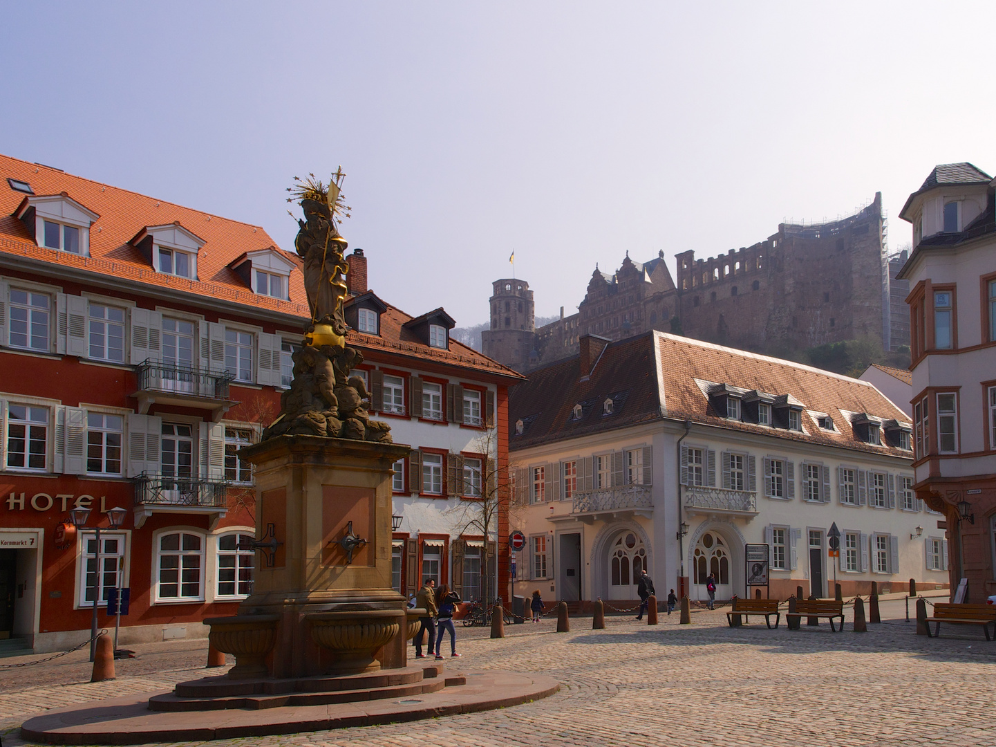 Blick auf das Heidelberger Schloß
