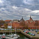 Blick auf das Heilgeistkloster in Stralsund... 