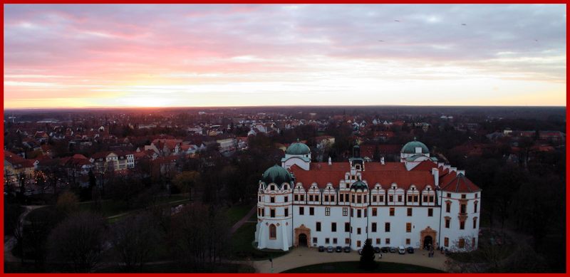 Blick auf das Herzogschloss Celle