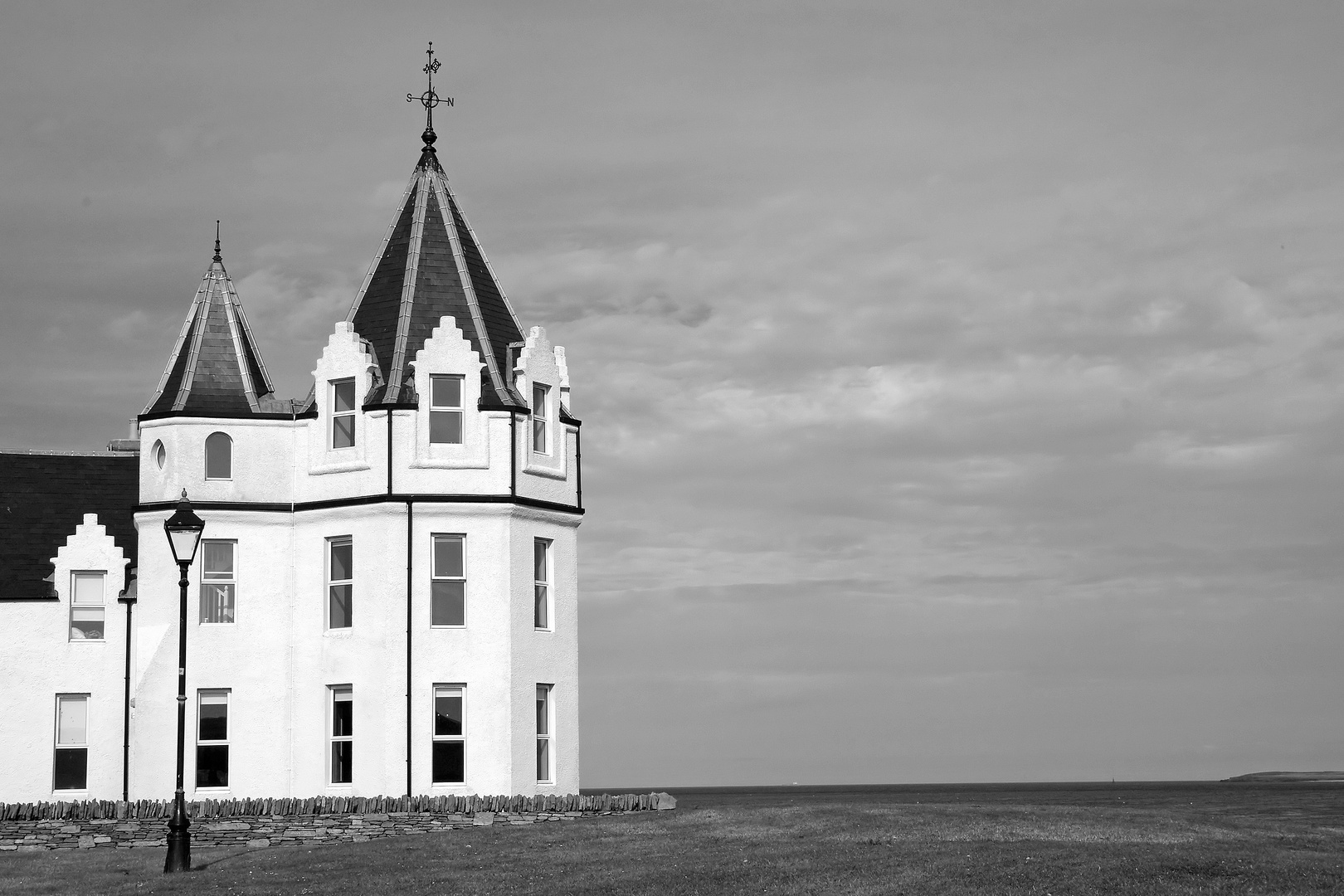 Blick auf das Hotel von John o'Groats