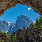 Blick auf das Kaiser Gebirge