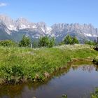 Blick auf das Kaisergebirge