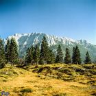 Blick auf das Karwendelgebirge