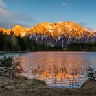 Blick auf das Karwendelgebirge