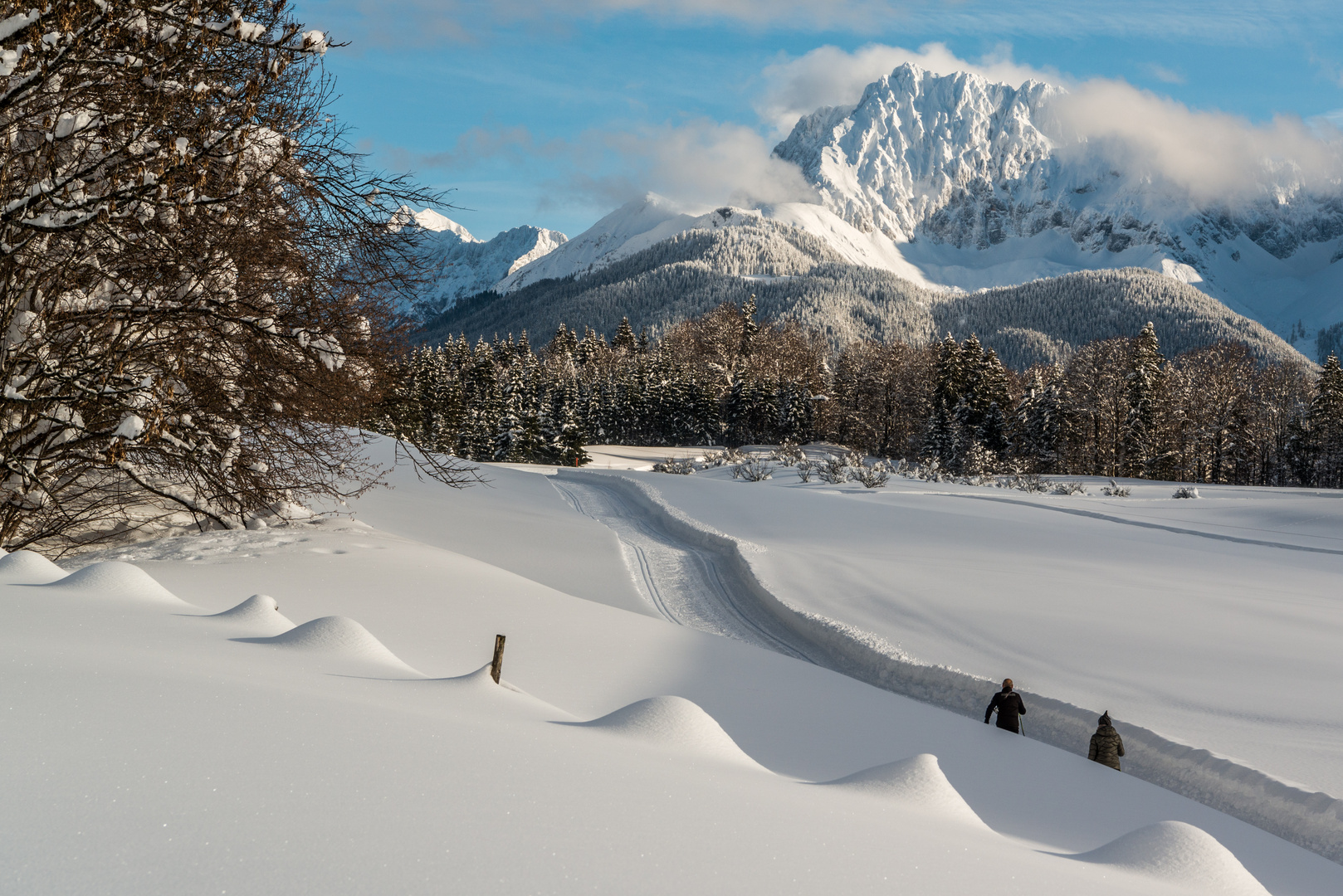 Blick auf das Karwendelgebirge