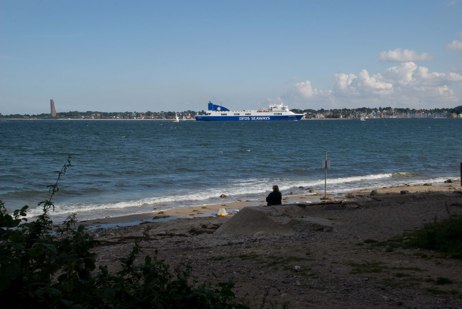 Blick auf das Kieler Ostufer