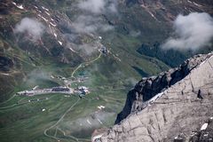 Blick auf das kleine Scheidegg