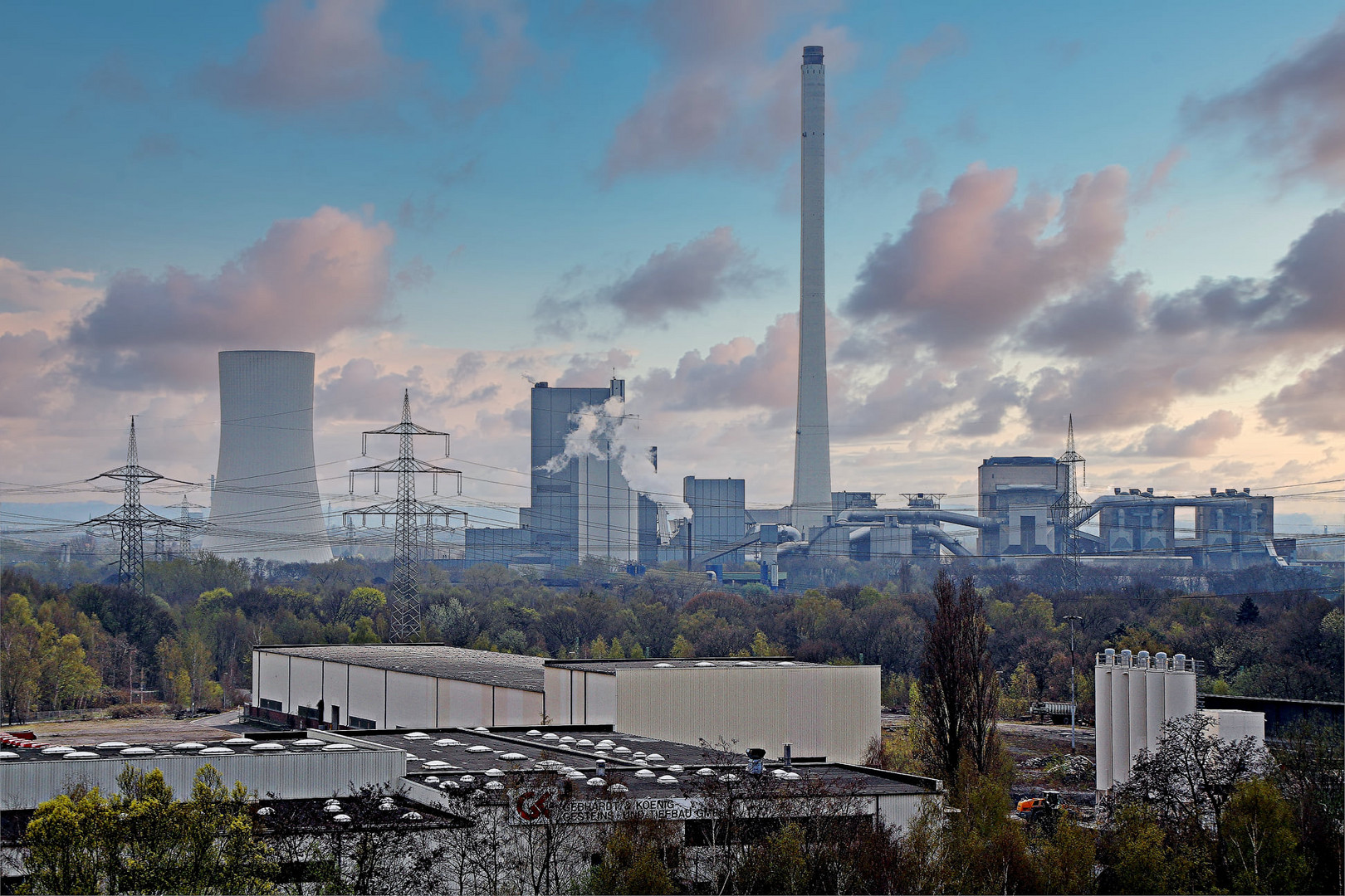 Blick auf das Kraftwerk