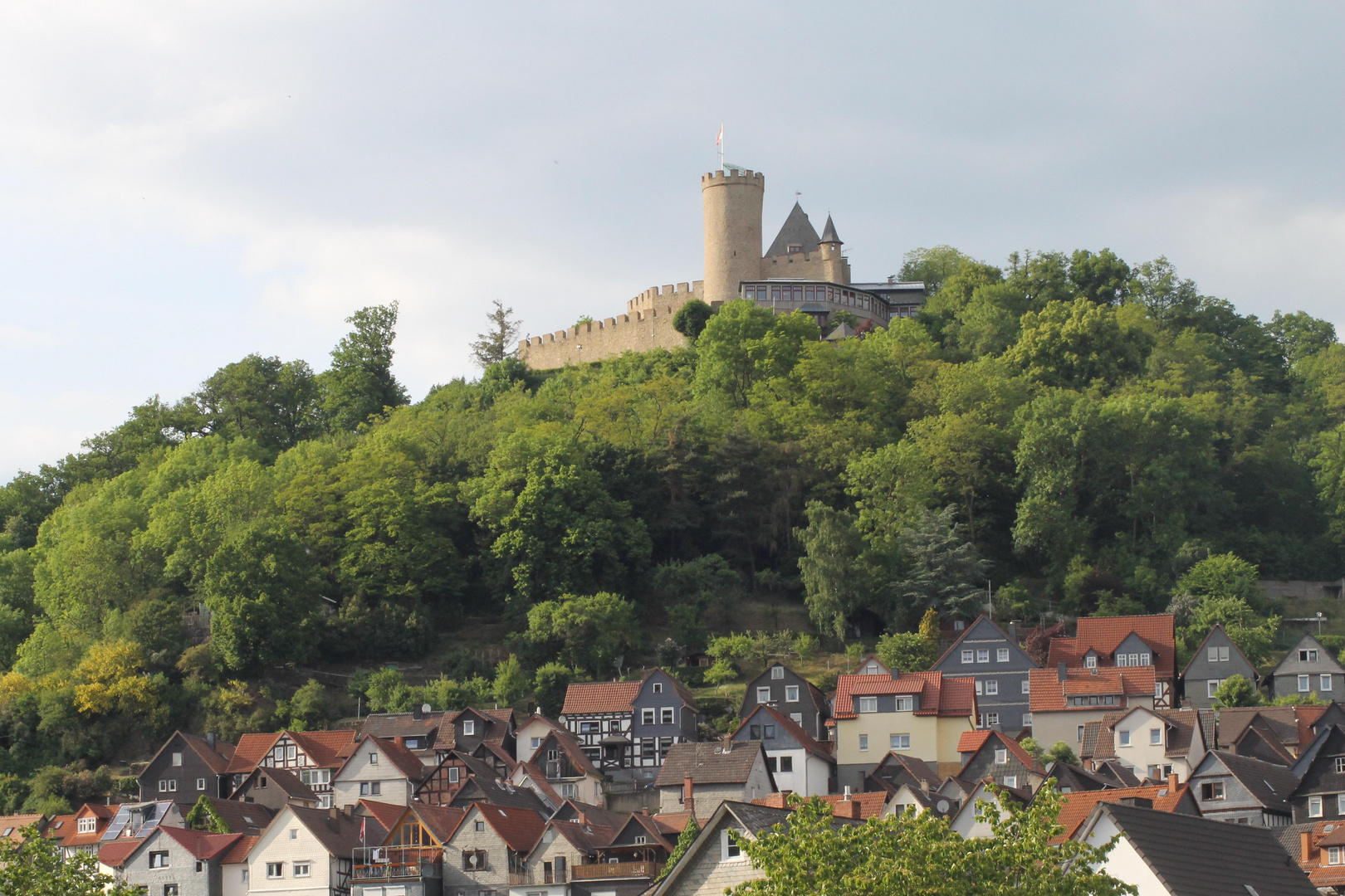 Blick auf das Landgrafenschloß Biedenkopf