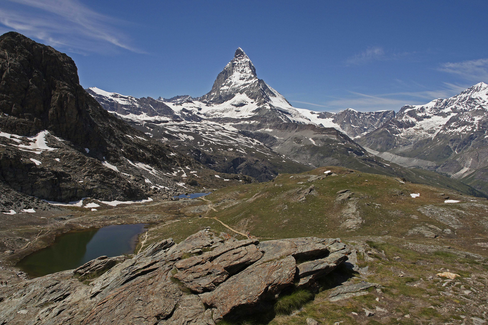 Blick auf das Matterhorn 1