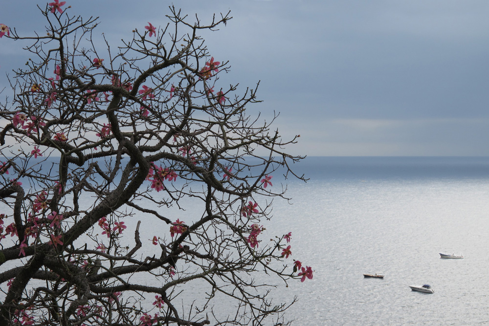 Blick auf das Meer bei Positano