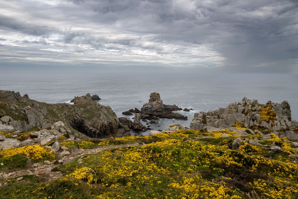 Blick auf das Meer.      Bretagne 10