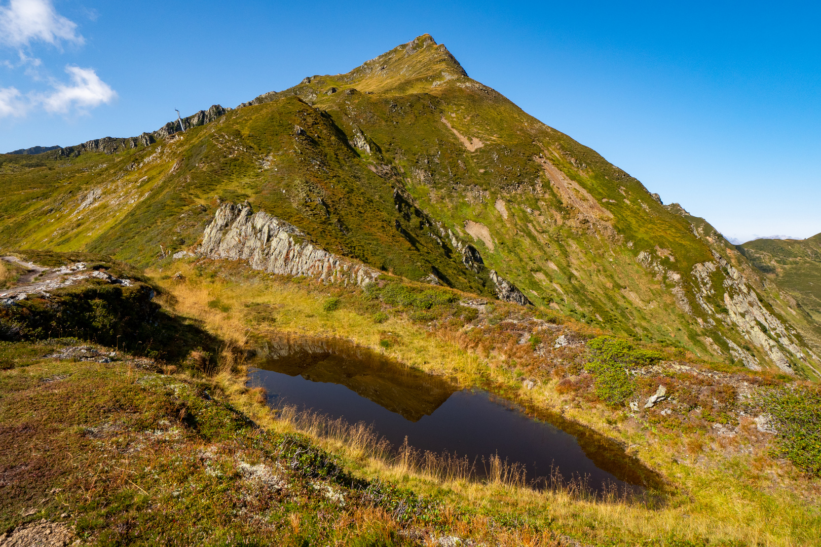 Blick auf das Metzenjoch