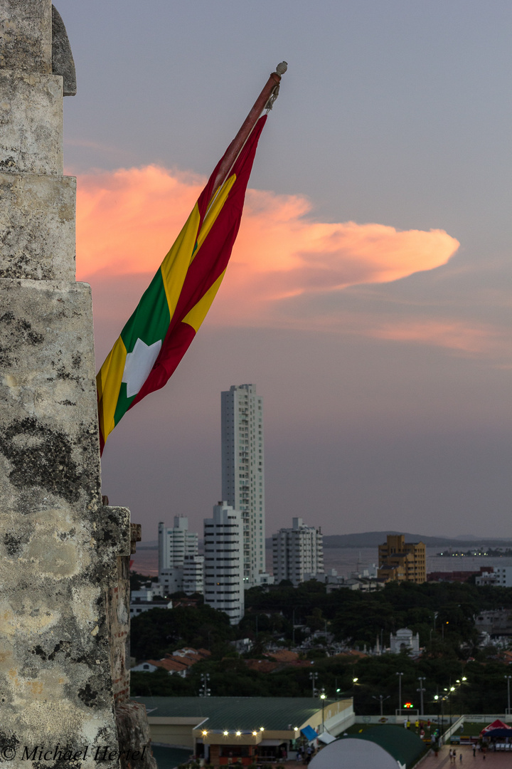 Blick auf das moderne Cartagena