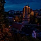 Blick auf das nächtliche Bautzen