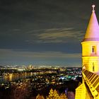 Blick auf das nächtliche Bonn