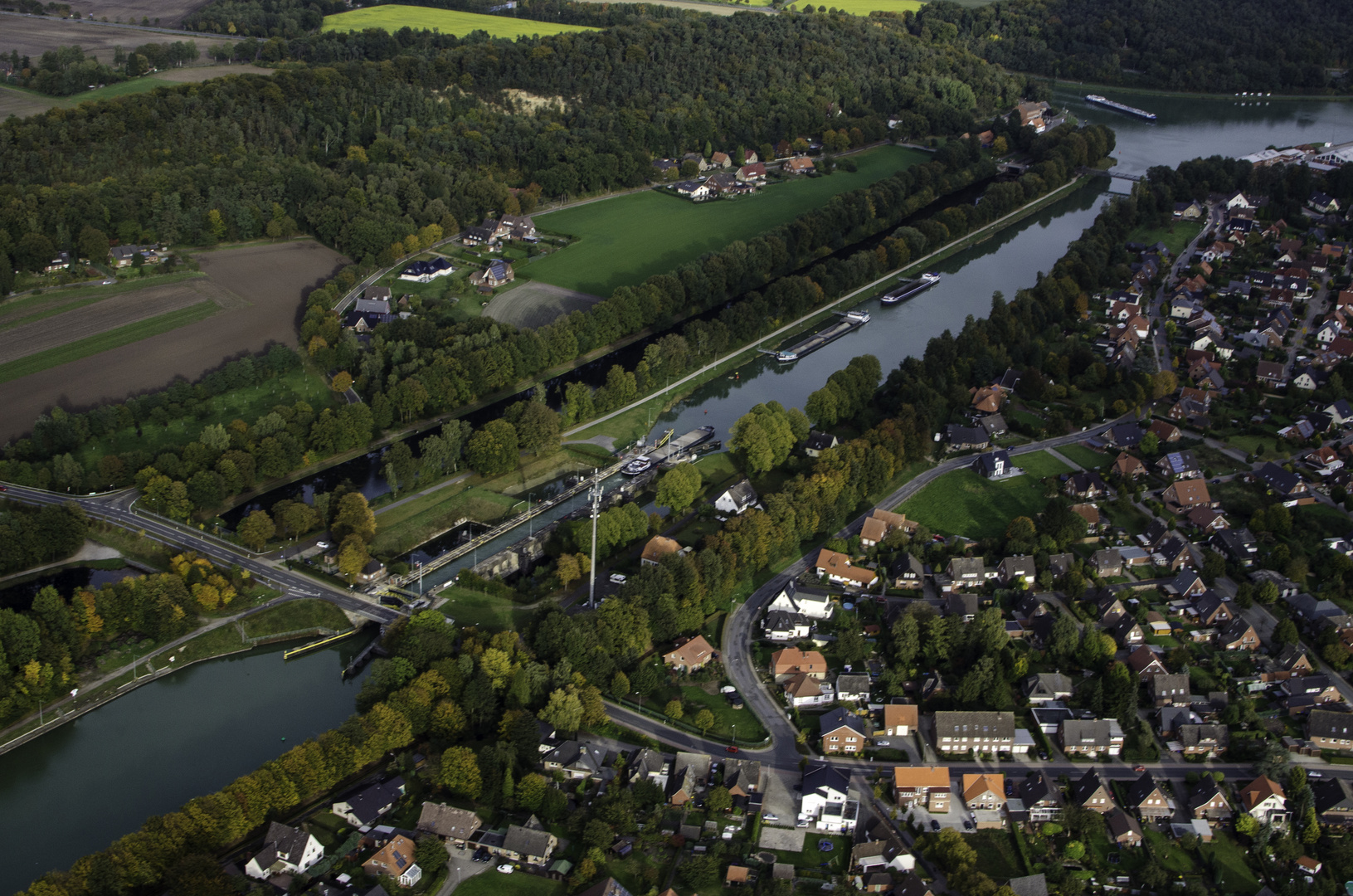 Blick auf das "Nasse Dreieck"