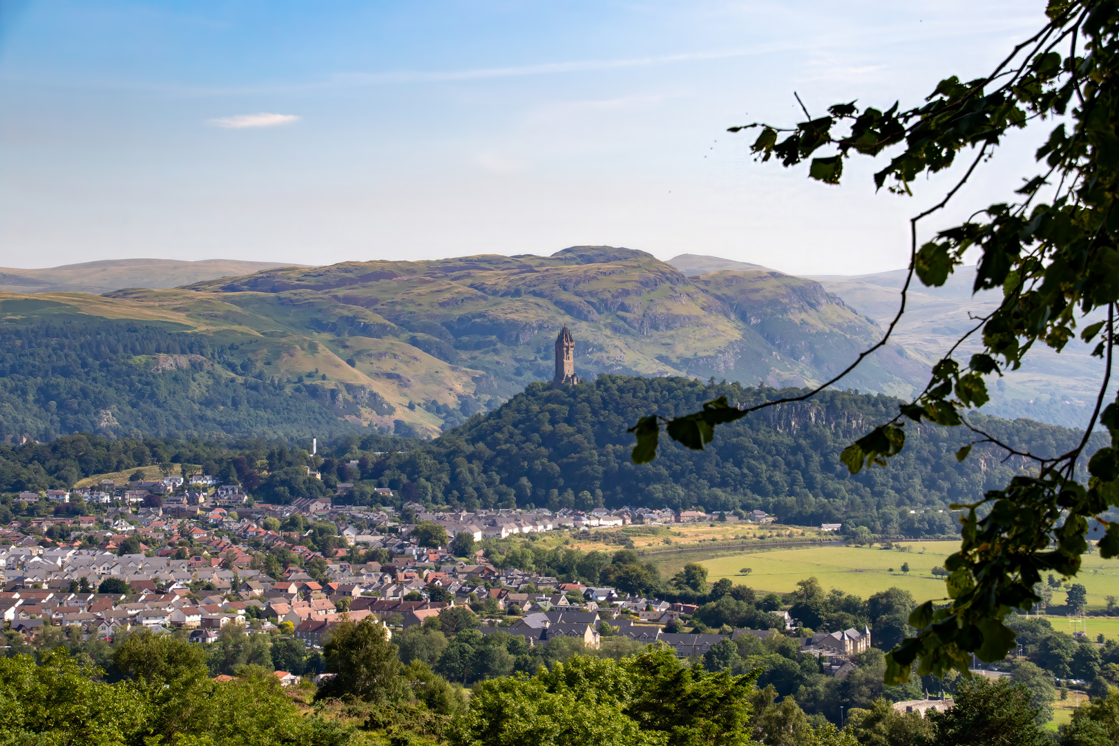 Blick auf das National Wallace Monument 