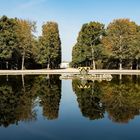 Blick auf das neue Schloss Herrenhausen