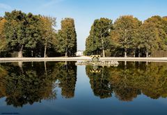 Blick auf das neue Schloss Herrenhausen