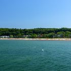 Blick auf das Ostseebad Binz