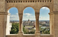 Blick auf das Parlament Budapest