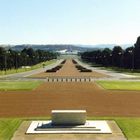 Blick auf das Parliament House in Canberra