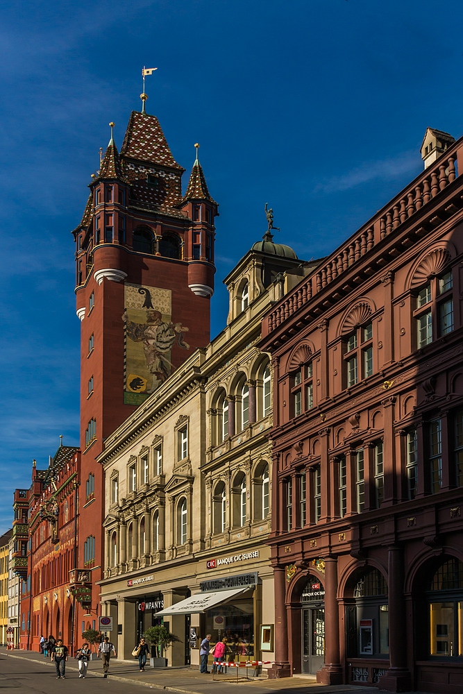 Blick auf das Rathaus