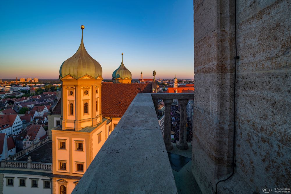 Blick auf das Rathaus