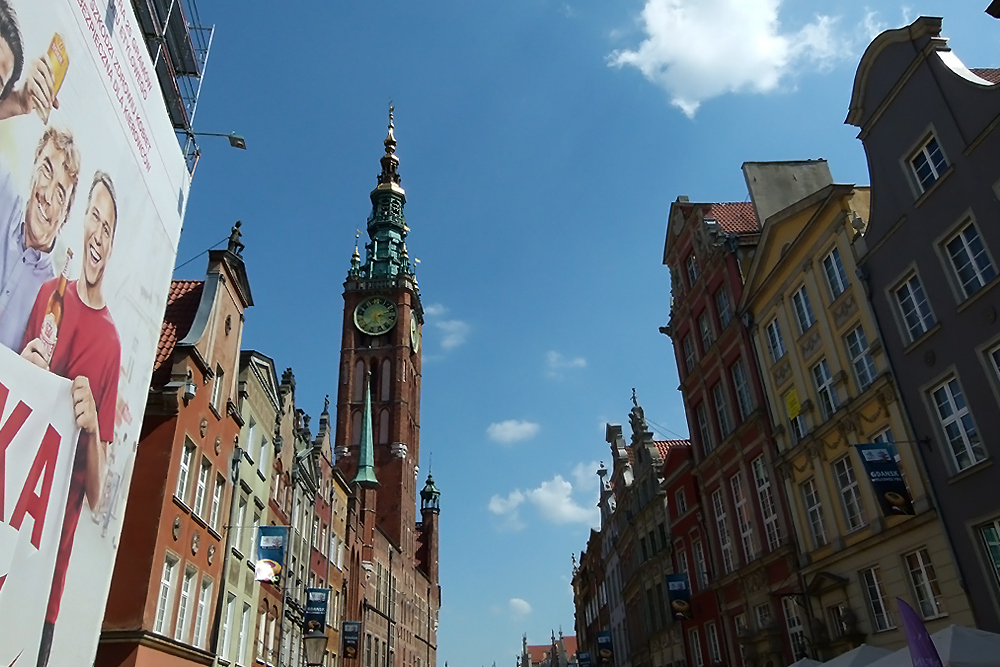 Blick auf das Rathaus...