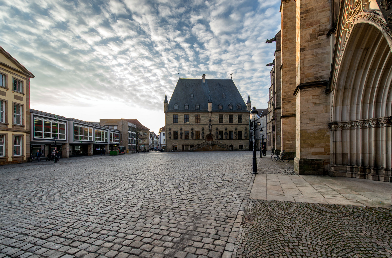 Blick auf das Rathaus Osnabrück