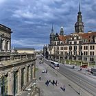 Blick auf das Residenzschloss-Dresden