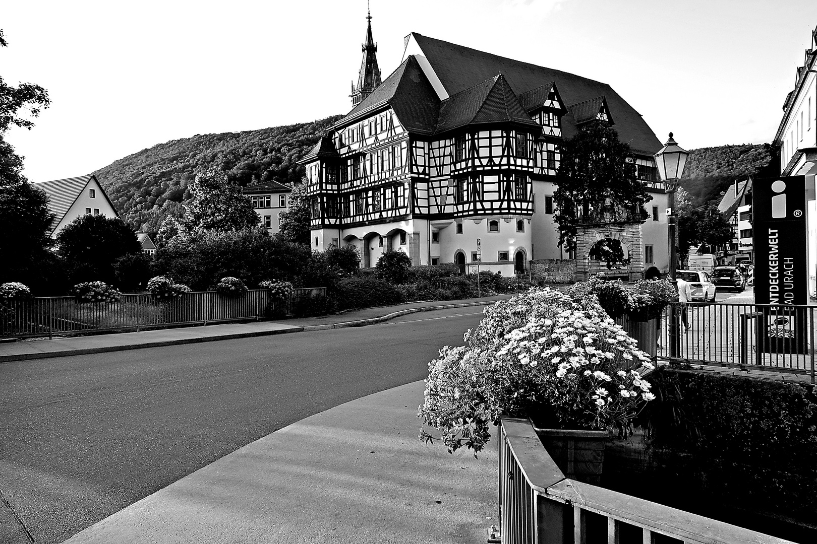 Blick auf das Residenzschloss Urach