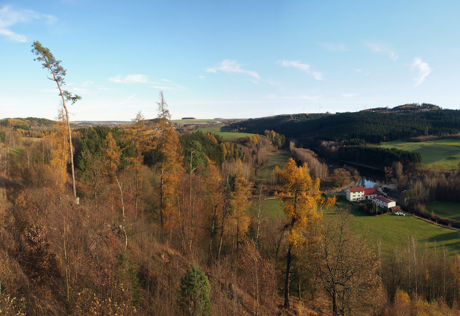 Blick auf das Saaletal