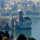 Blick auf das Schloss Chillon....