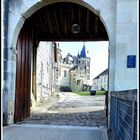 Blick auf das Schloss Saumur an der Loire