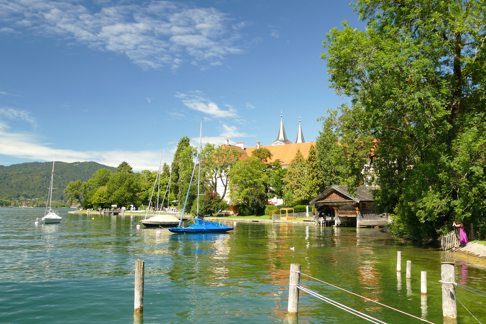 °°°° Blick auf das Schloss Tegernsee °°°°