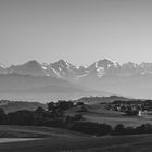 Blick auf das Schweizer Gebirge