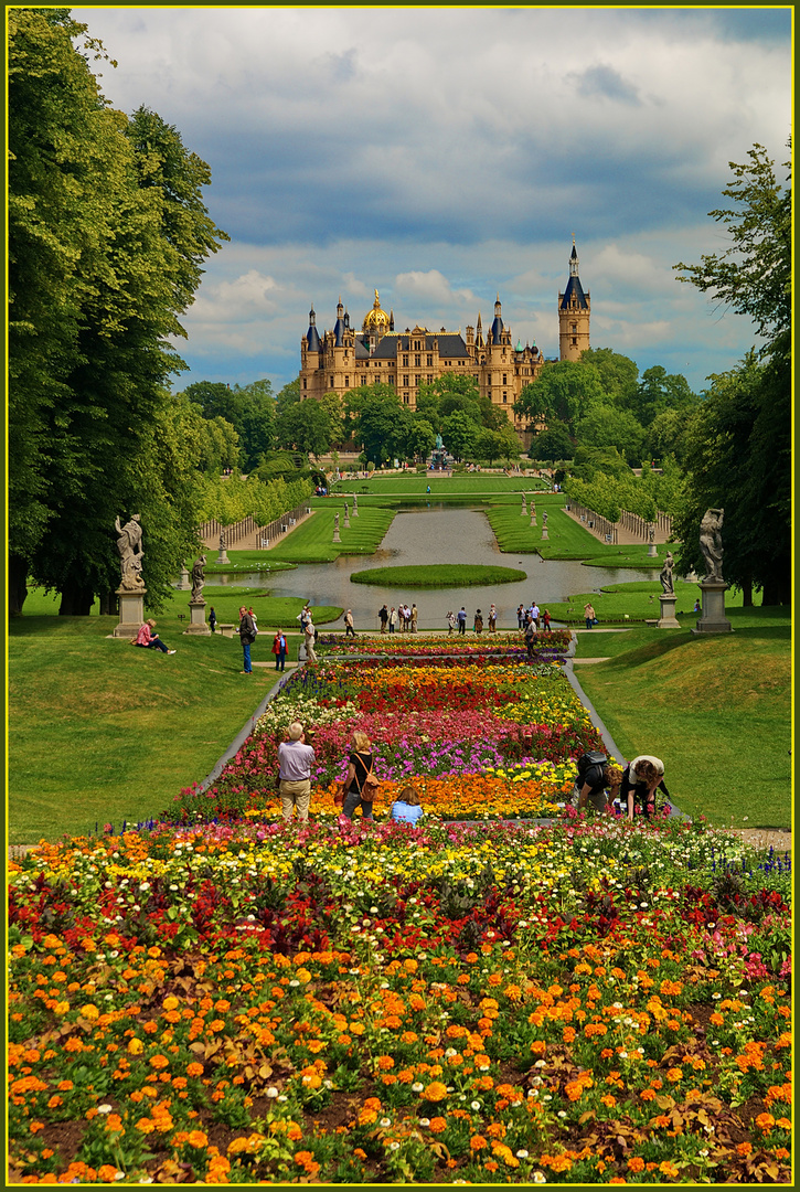 Blick auf das Schweriner Schloß