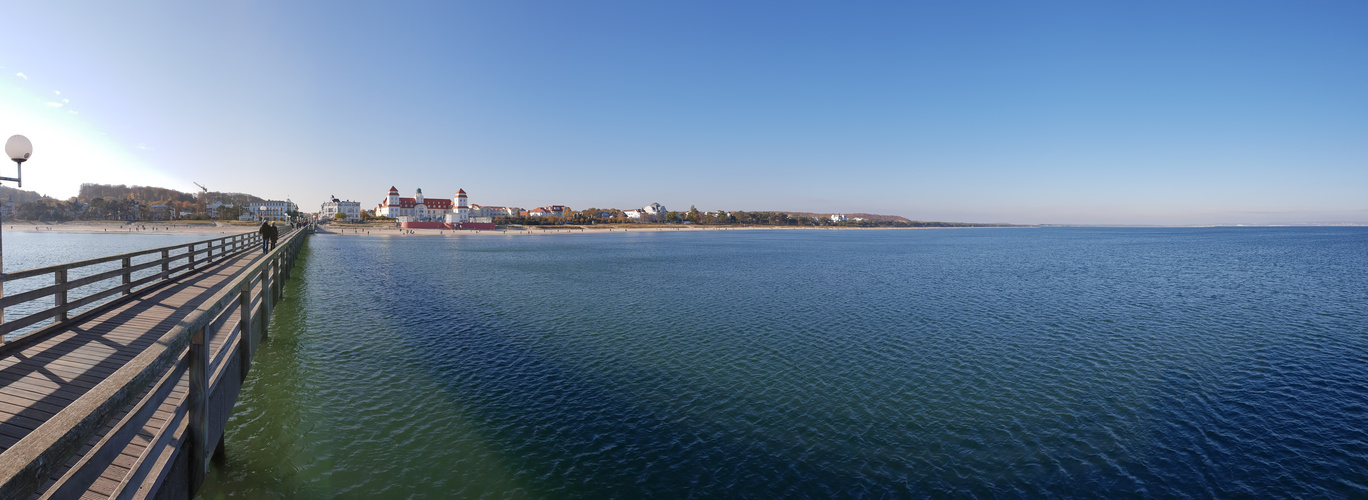 Blick auf das Seebad Binz