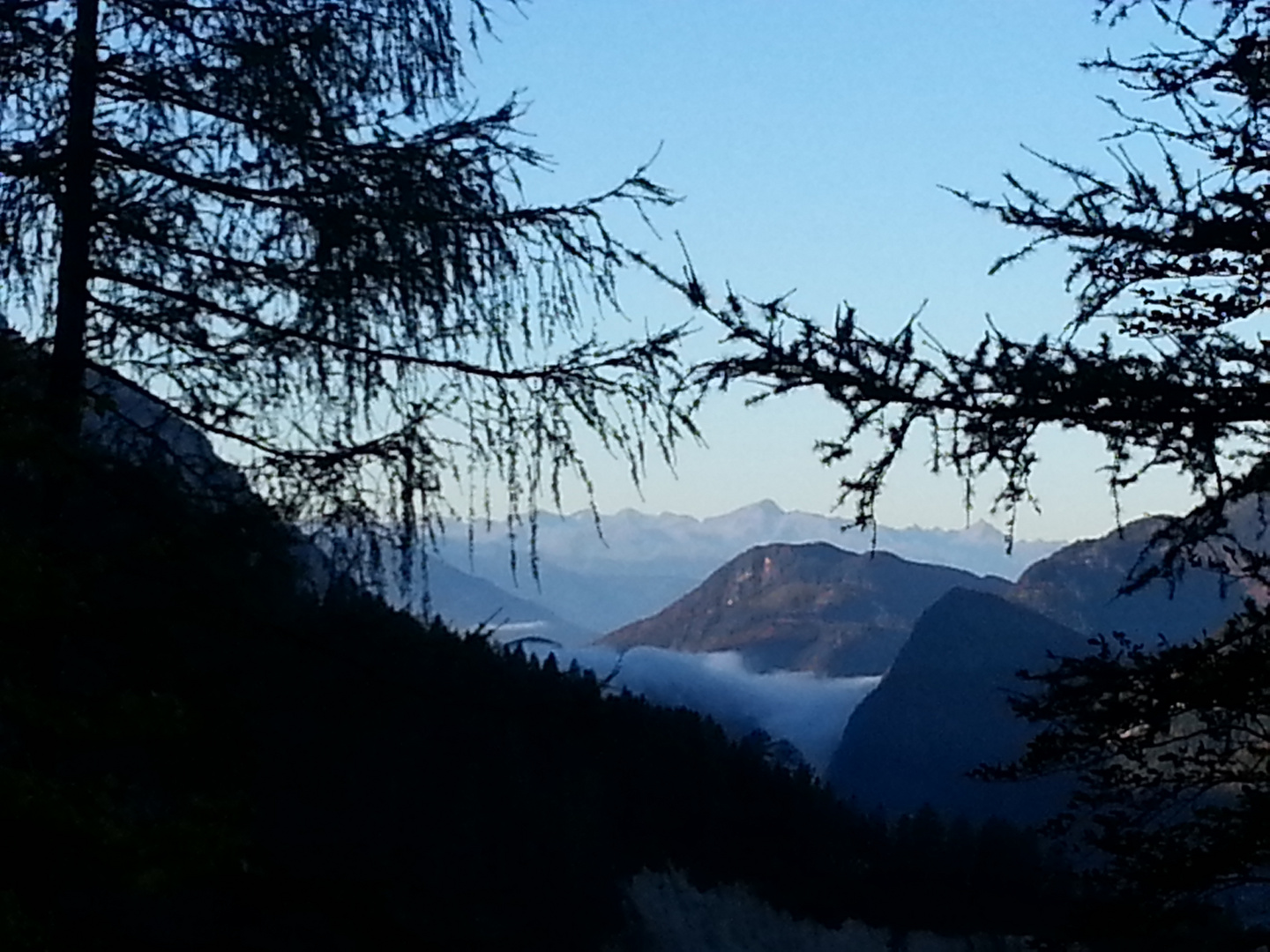 Blick auf das sensengebirge