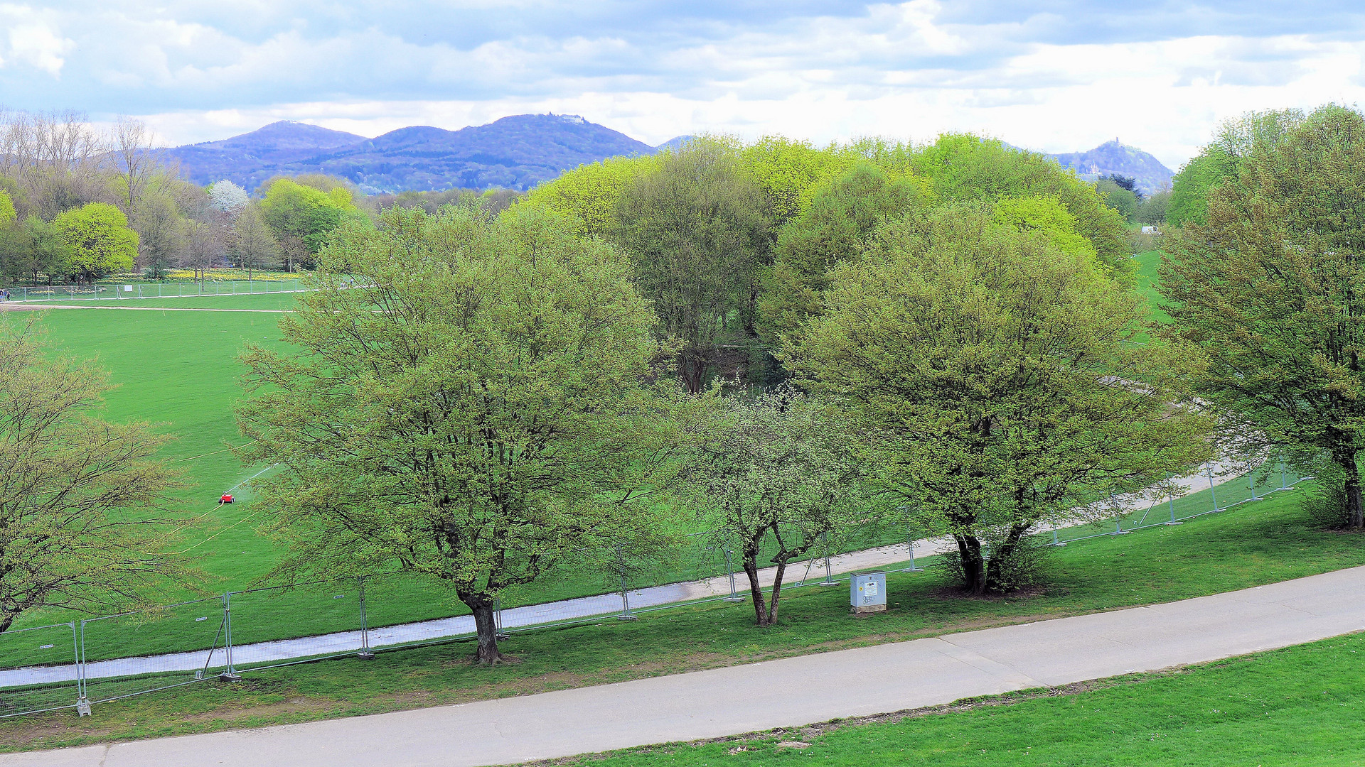 Blick auf das Siebengebirge