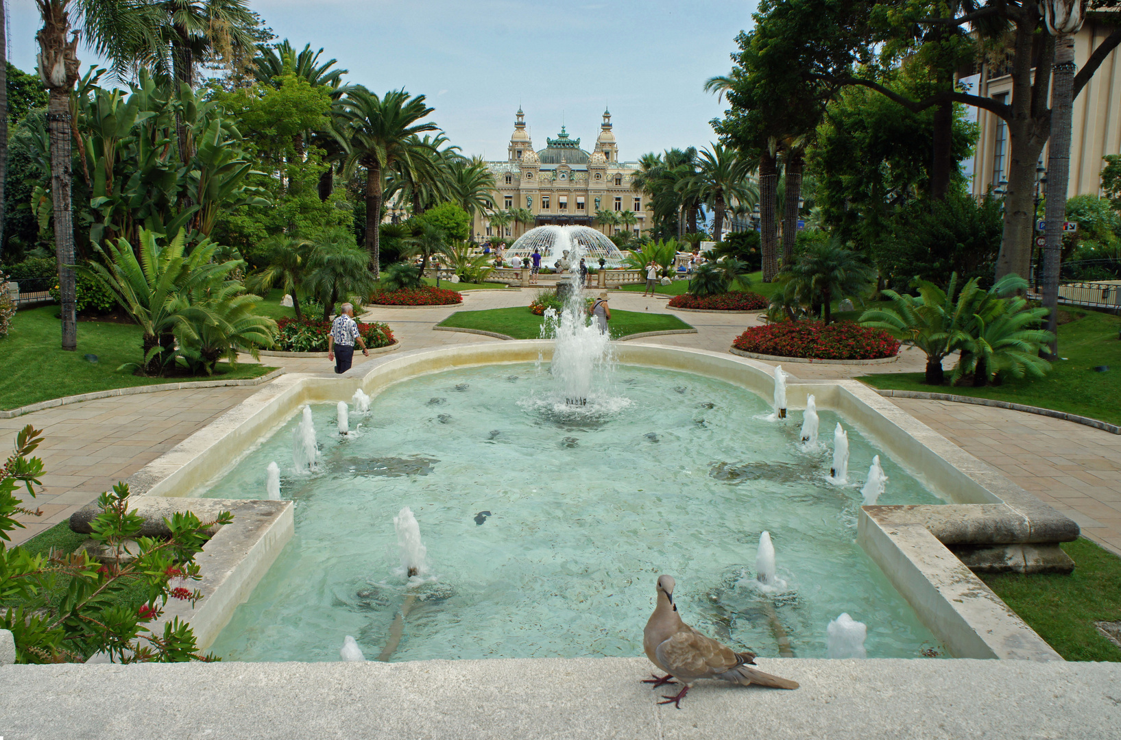 Blick auf das Spielcasino in Monaco