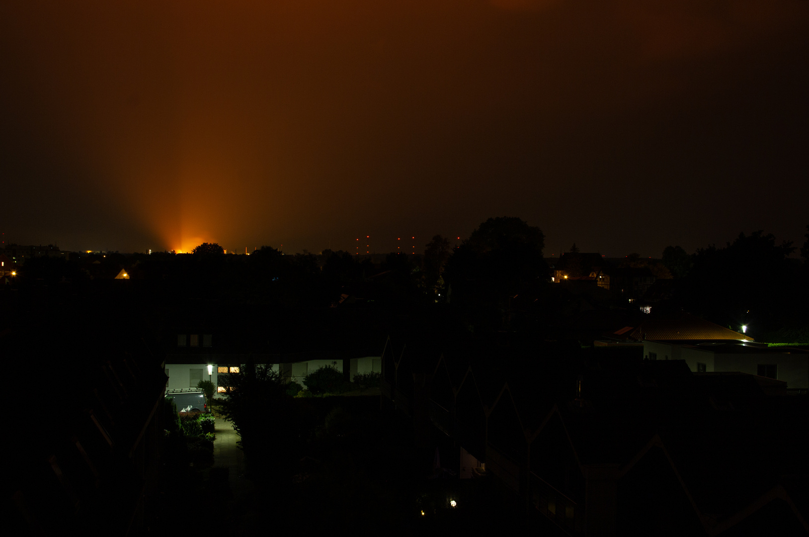 Blick auf das Stahlwerk Salzgitter