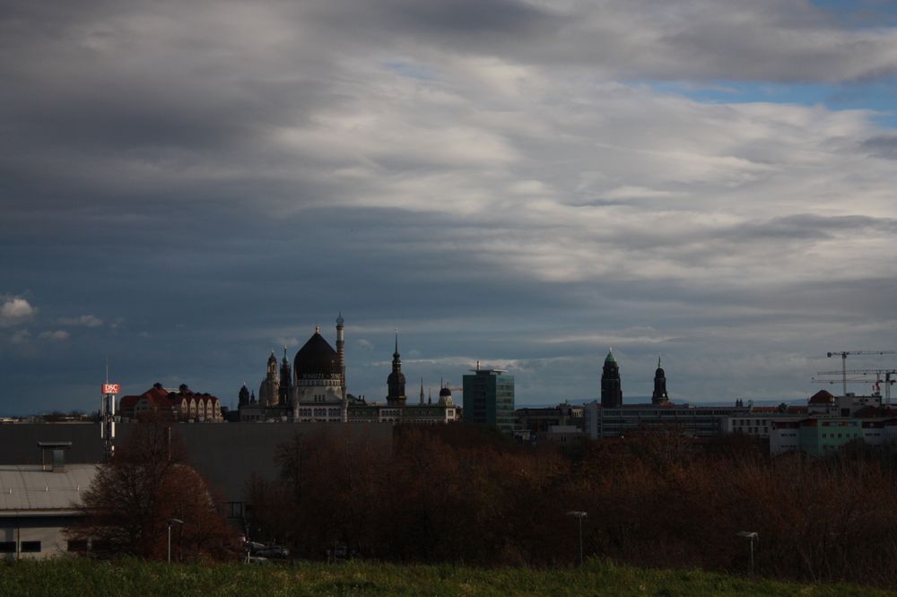 Blick auf das Tabakkontor in DD