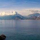 Blick auf das Tahtali Gebirge, Antalya, Türkei